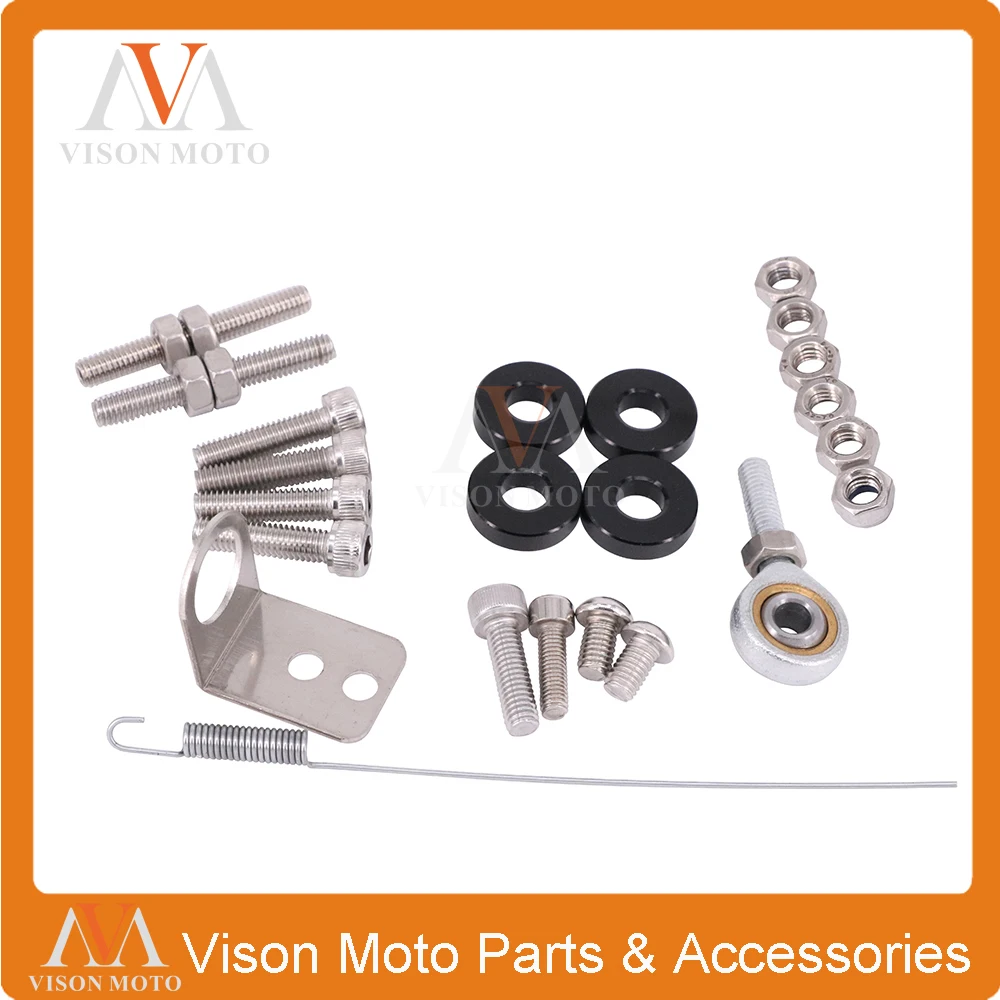 Мотоциклетные алюминиевые двойные заготовки из нержавеющей стали Регулируемые