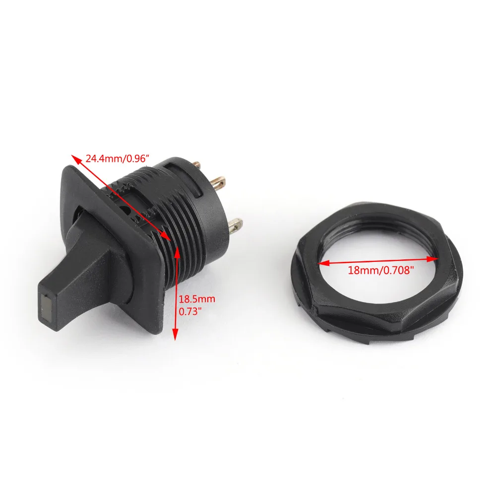 Areyourshop 1/4 шт. тумблер 2/3/4/6 Pin 2/3 позиции 6A/125VAC 3A/250VAC 10A/125VAC 6A/250VAC переключатели разъемы