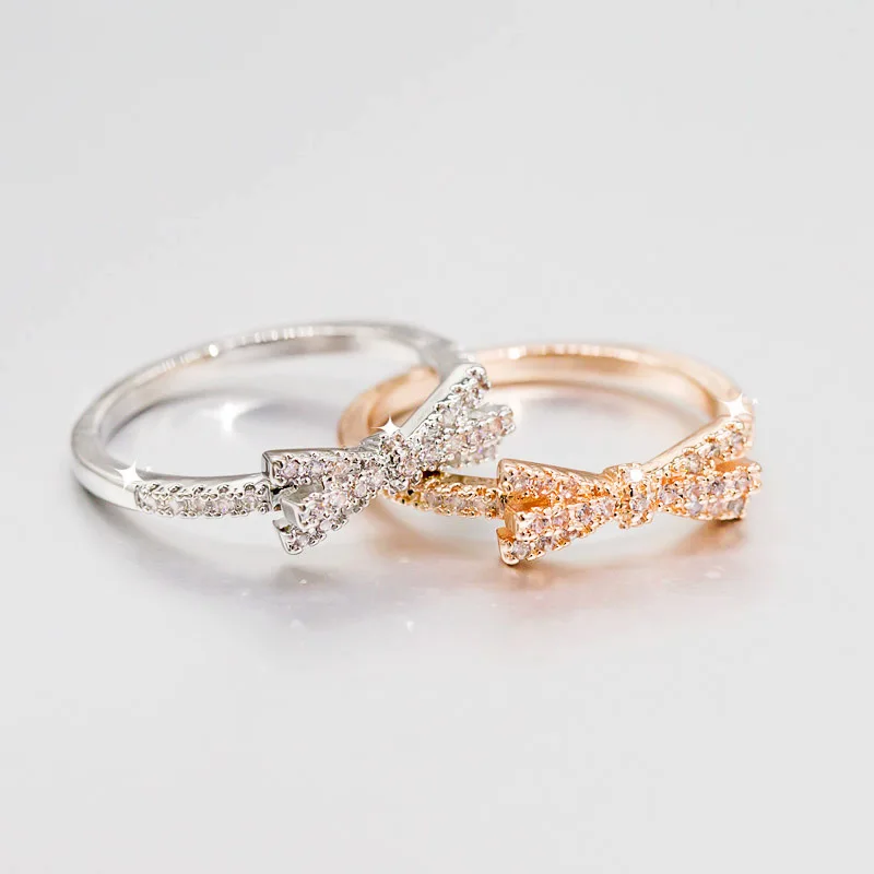 Кольцо с цирконом AAA для женщин модное ювелирное изделие в литературном стиле