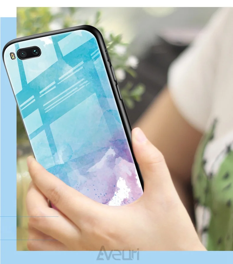 Цветной стеклянный чехол для телефона huawei P Smart Plus Y5 Y6 Y7 Prime Y9 Honor 10 Lite 7A 20 Pro 20S Play 8C