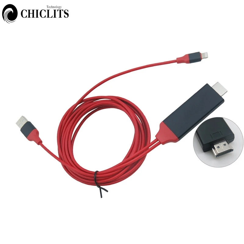 Используется для iPhone 5/5S 6/6S 6/6S/6Plus 7/7Plus и Android которые поддерживают функцию MHL USB