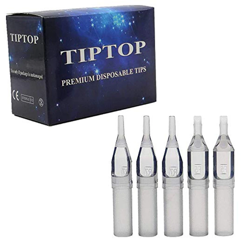 100 шт одноразовые наконечники татуировки для 3RL 5RL 7RL 9RL 3RS 5RS 7RS 9RS 5M1 7M1 иглы для татуировки круглые плоские/Magnum Sterileze