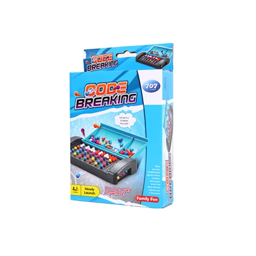code breaking Новая игра Монтессори мастерум для детей Семейная Игрушка код ломающийся кирпич морские битвы и выскакивающие грузчики 4 стиля путешествия mni игрушка - Цвет: code breaking