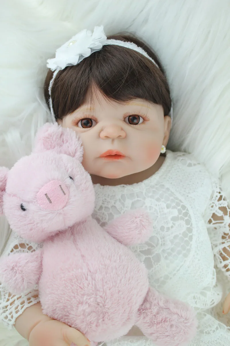 55 см полное тело силикон Bebe Reborn Девочка Кукла Малыш игрушка реалистичные 2" винил принцесса кукла водонепроницаемый подарок на день рождения для девочки