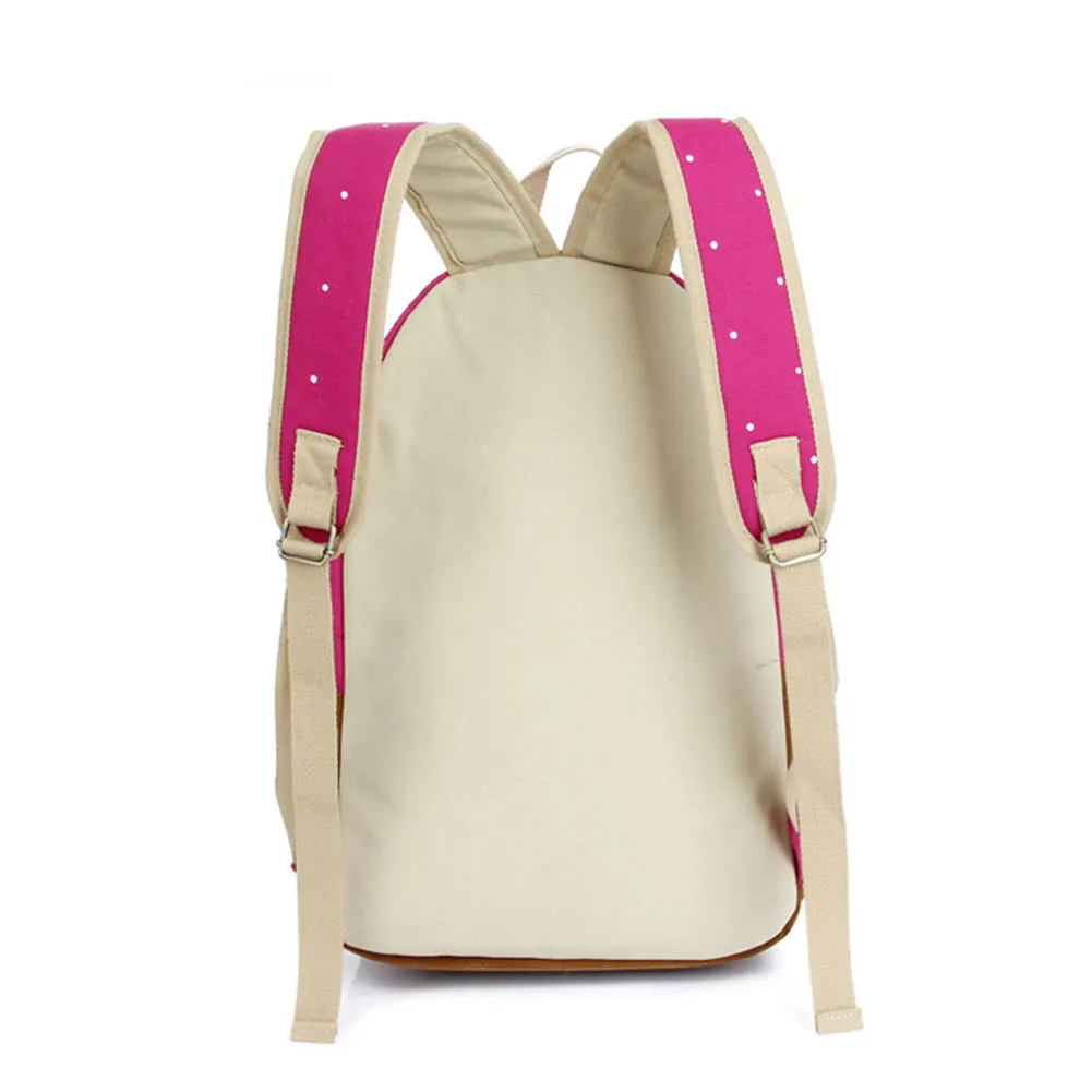 

Unisex Dot Printing Backpack School Book Backpacks Shoulder Bag Casual Stylish Korean Lady Backpack Bag Multiple Colour 47