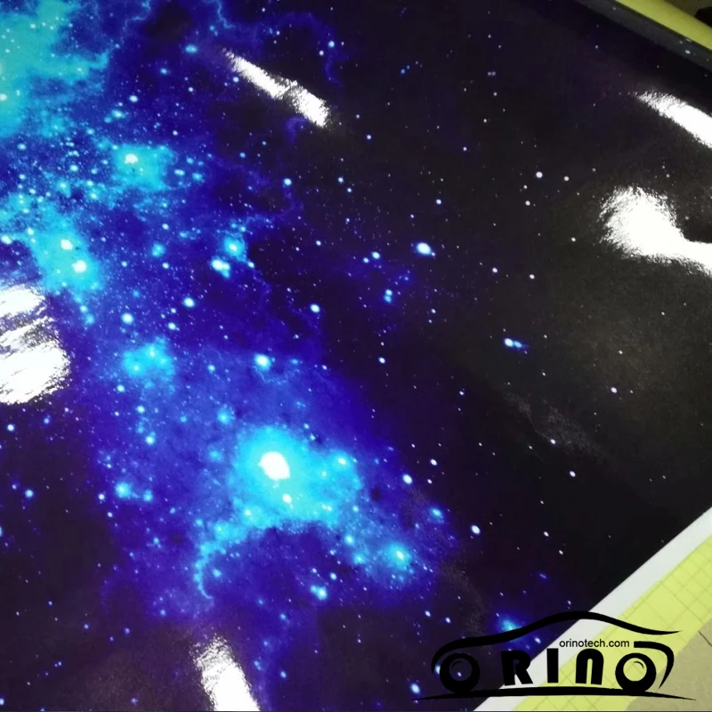 Глянцевая виниловая пленка ORINO для Galaxy Space наклейки-бомбинки автомобиля с