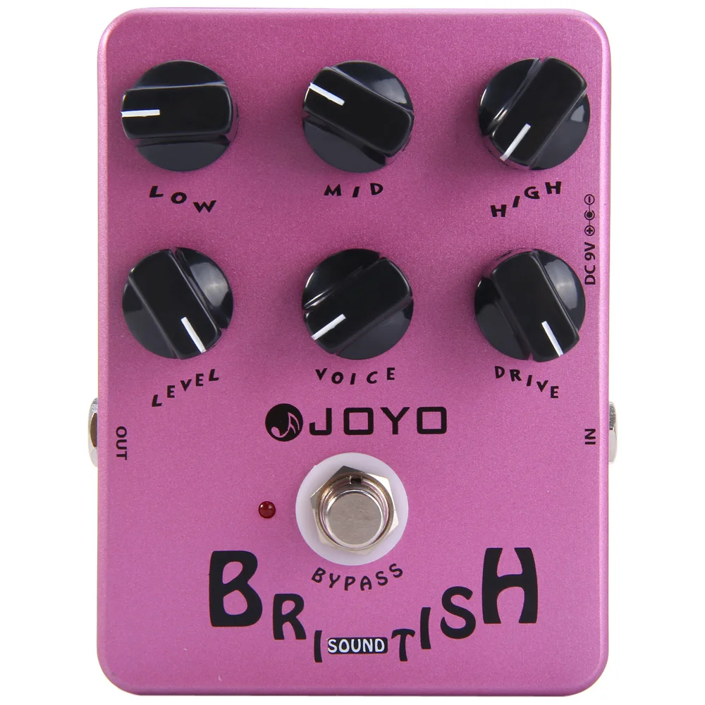 JOYO JF-16 электрическая гитарная педаль эффектов True Bypass дизайн Британский звук