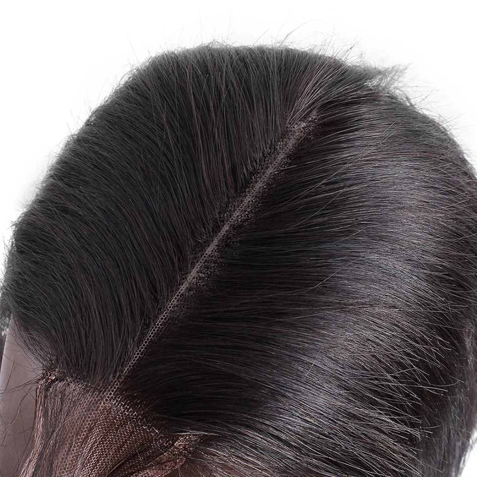Rosabeauty глубокая часть закрытие бразильские Прямые Закрытие 2x6 Кружева 100%