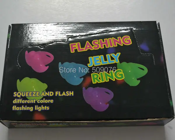 

Free shipping 1152pcs/lot soft flicker led finger light ring beard Brand New LED Flashing Blinking Spike Finger Ring for party