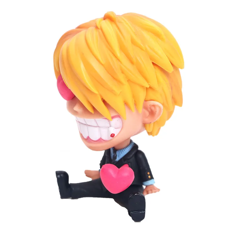 Sanji любит сердца сидящего Q Ver. Мини Экшн фигурка из ПВХ Семейная Игрушка Vinsmoke 9