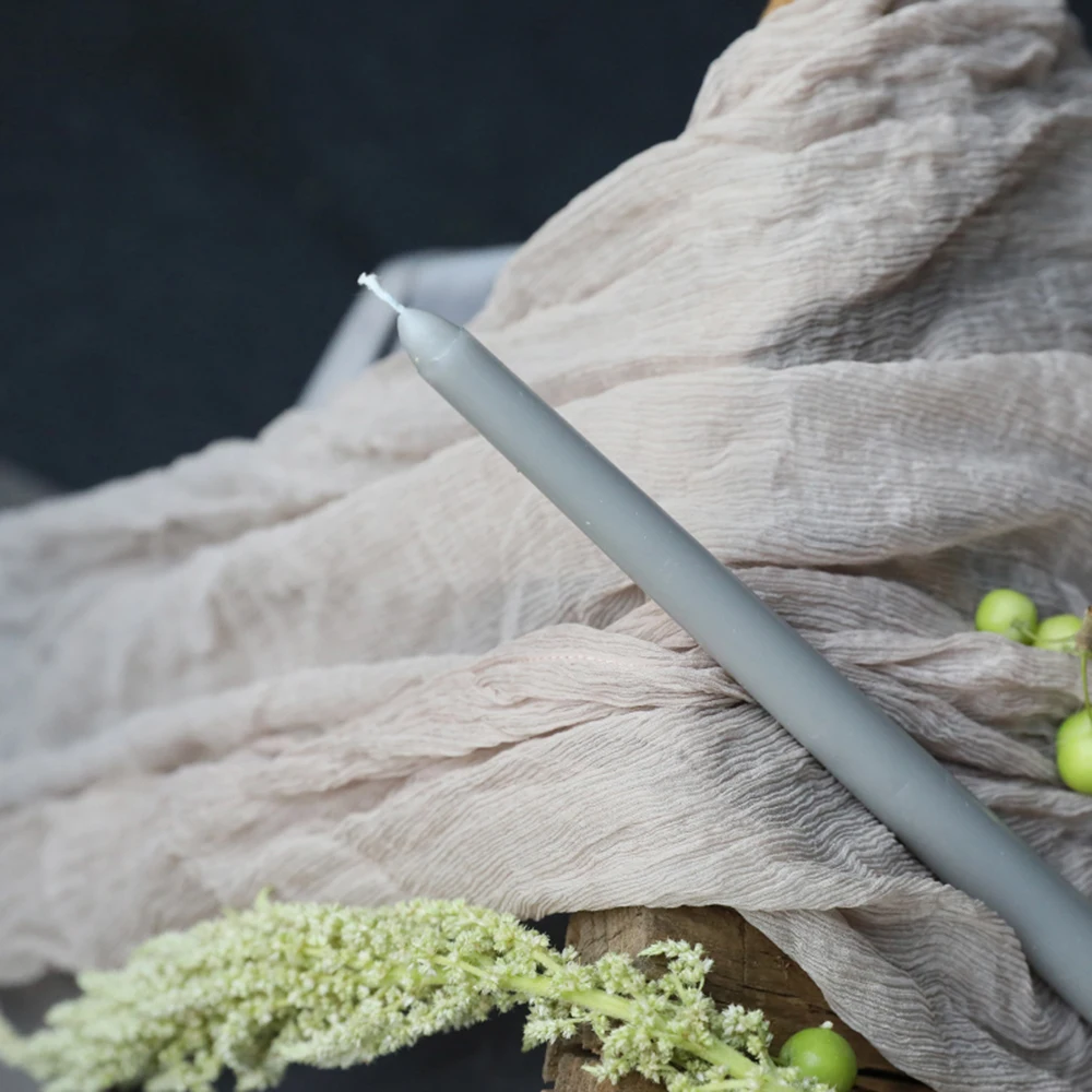 Красивые Романтические бездымные ретро-свечи 4 шт. чистые винтажные свечи