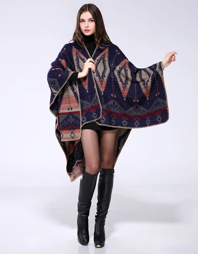 Abrigo Mujer пончо женский плащ зимнее пальто женское пончо y Capas Mujer Desigual Manteau Femme Hiver роскошный бренд шарф 125
