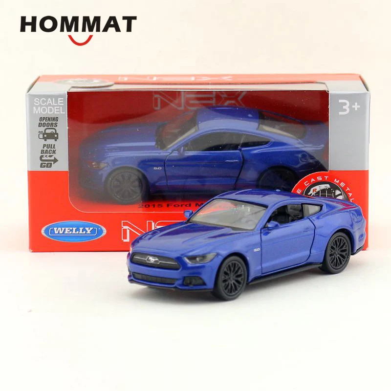 Модель автомобиля HOMMAT 1:36 Ford Mustang GT 2015 литой автомобиль из сплава коллекционная