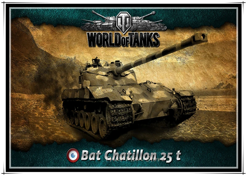 Рисунок по мотивам игры World of танки настенный постер для спальни украшение дома