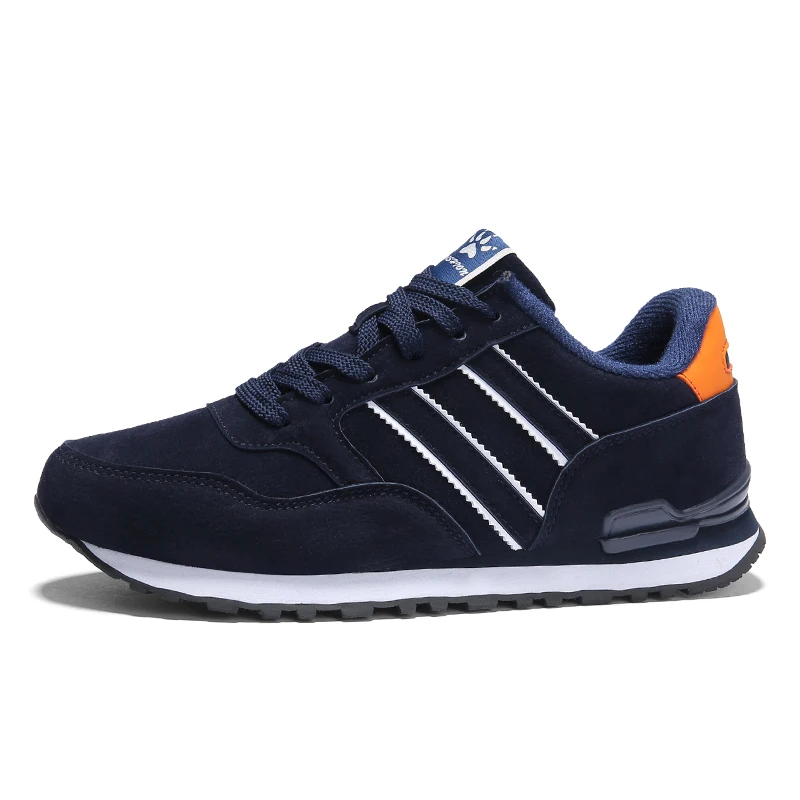 Giyu 2019 new men's leather fabric sports shoes Sneakers Student Net Running Shoes Comfortable against foot odor | Спорт и