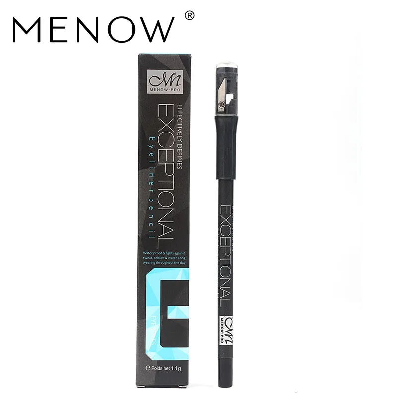 MENOW Черный Make UP карандаш Карандаш для глаз с точилкой Водонепроницаемый подводка