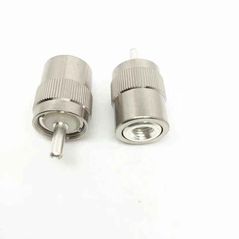 2 шт. SL16 UHF 50-3 фидерная головка PL259 RG58 фидерный разъем подходит для радиостанций