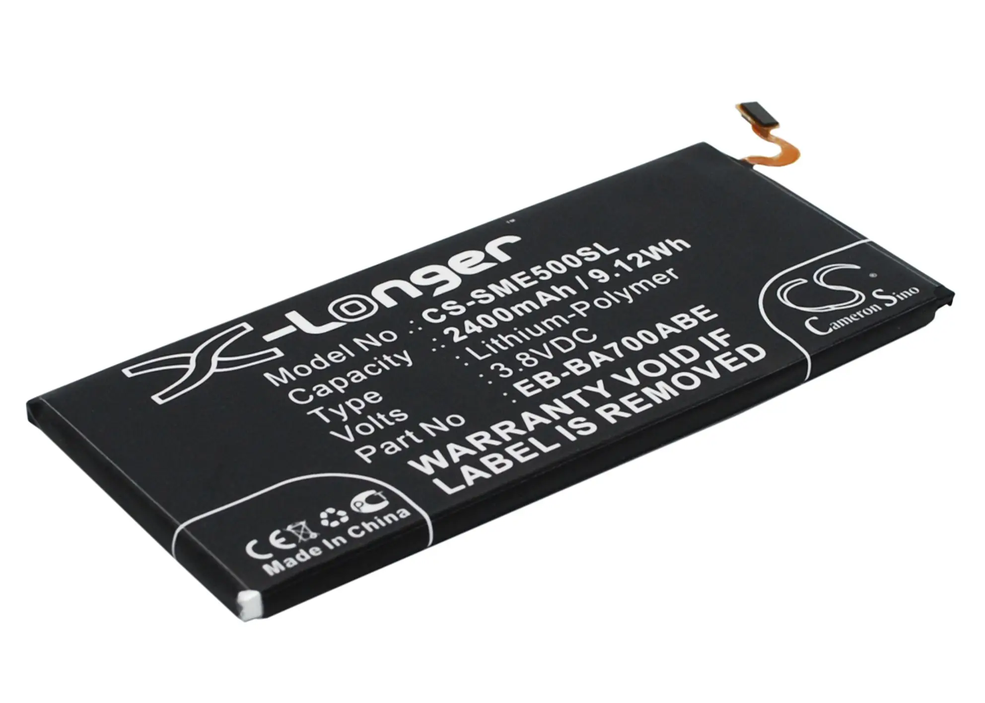 EB BE500ABA батареи Cameron Sino 2400 mAh BE500ABE для Samsung Galaxy E5 SM E500D E500F E500H E500HQ E500M E500S E500YZ|cameron