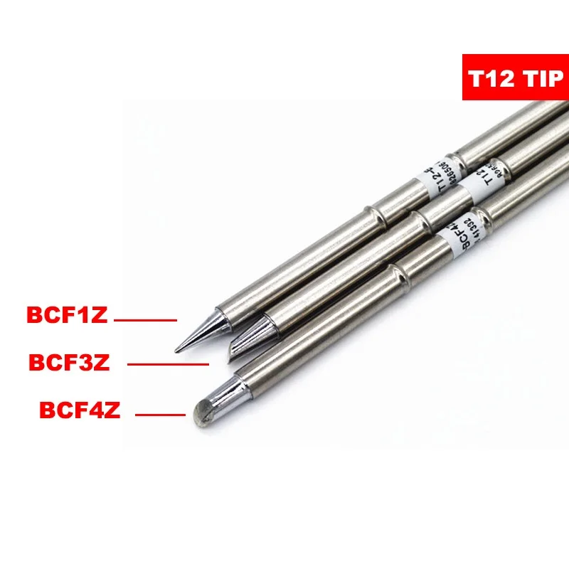 Паяльные сварочные жала серии T12-BC1 BC2 BC3 BCF1 BCF2 BCF3 BCF1Z BCF3Z BCF4Z B B2 B3 B4 BL BZ для Hakko Soldering Station