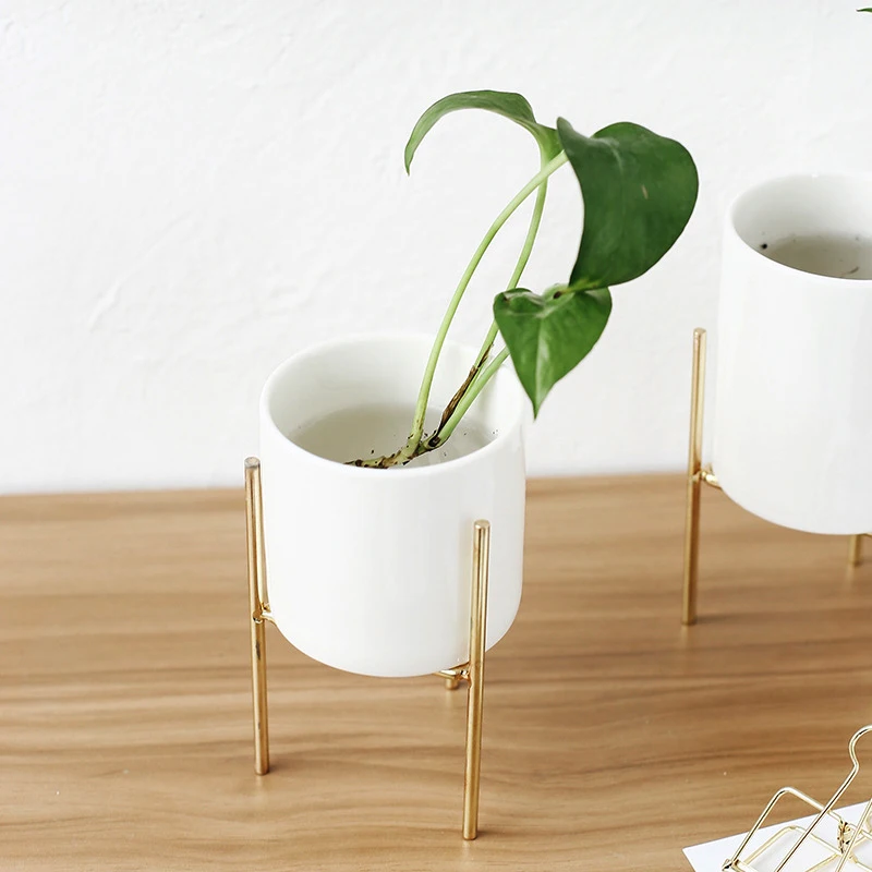 

Современная керамическая банка для хранения с полкой, скандинавский органайзер для всякой всячины, Настольная бутылка для хранения для дом...