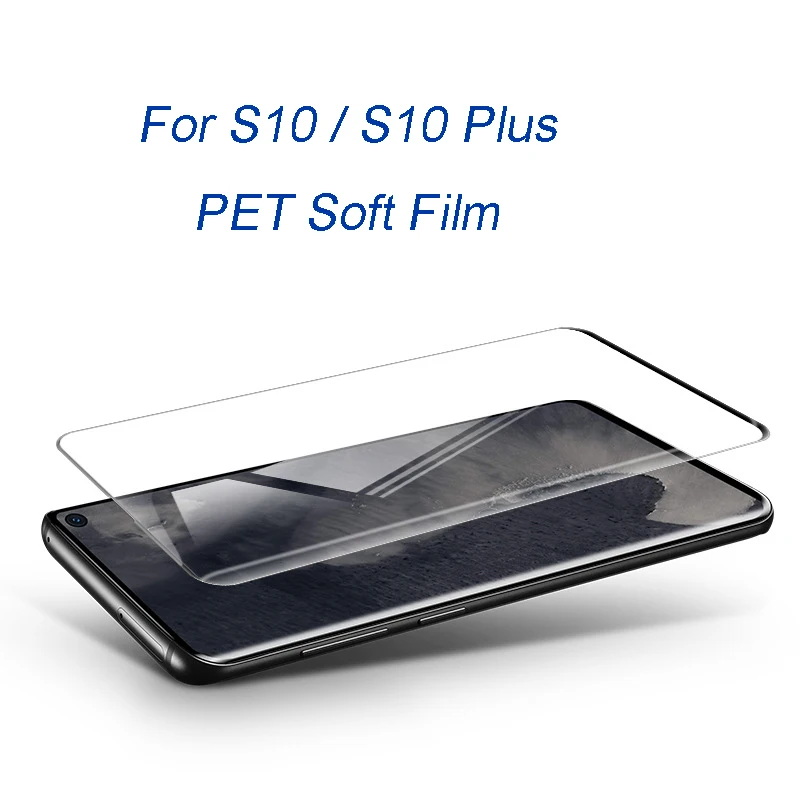 Новая мягкая пленка для домашних животных полностью приклеенная серии Galaxy S10 и Plus