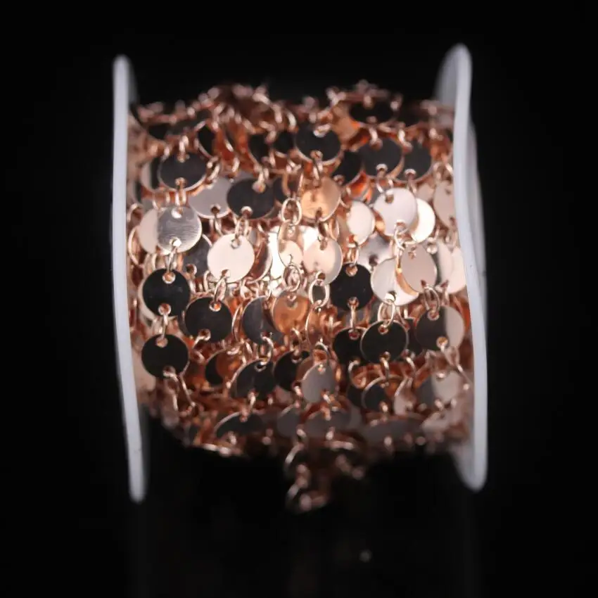 Новинка! Медные Чокеры с покрытием из розового золота 5 метров 6 мм | Украшения и