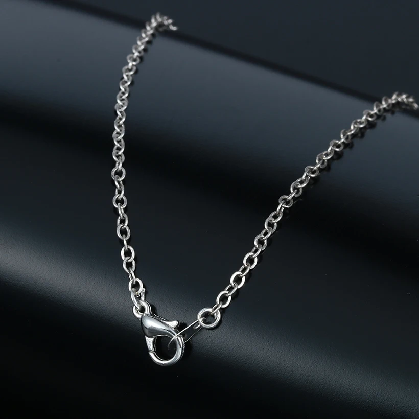 Kinitial 10 шт. ожерелье с кулоном в форме лица волка лиса для девочки длинная цепочка