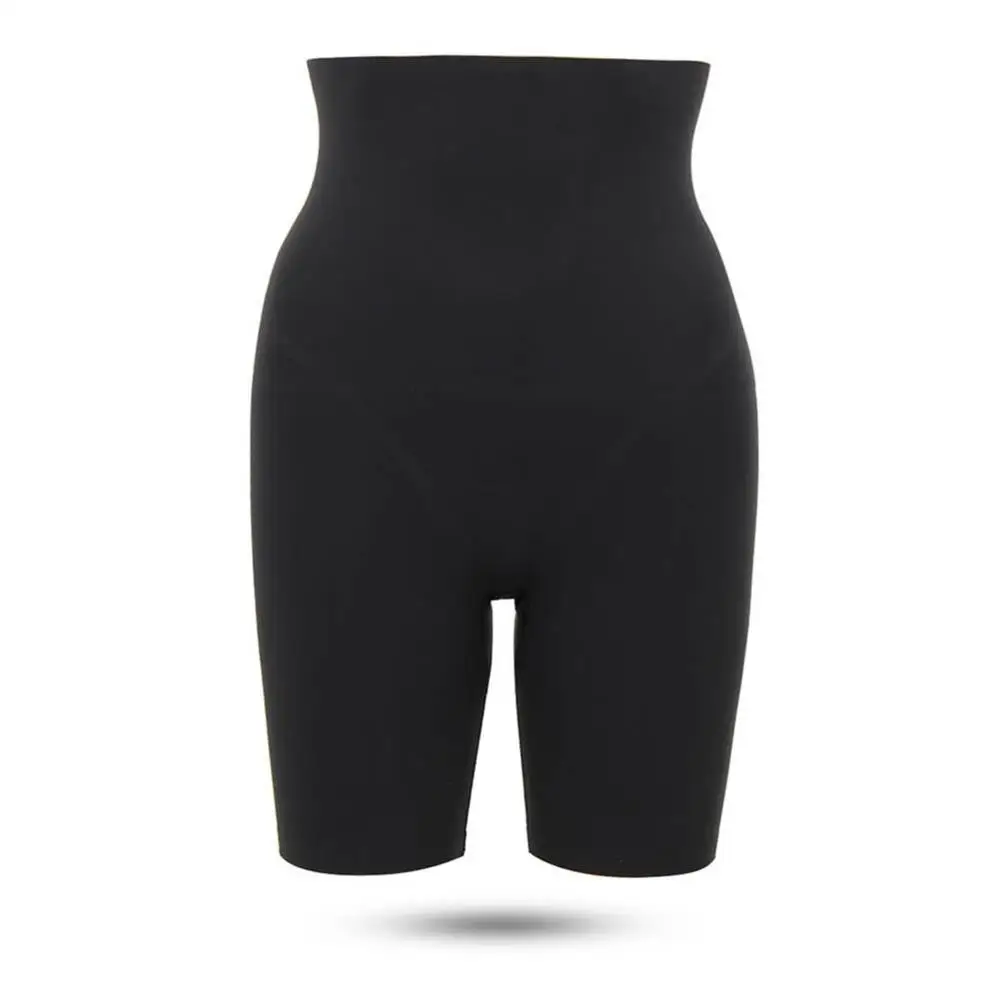 Black Lover-Beauty High Waist Compression Shapewear Women Underwear Seamless Body Shaper Slimming Tummy Control Boyshort Panties - Цвет: Black