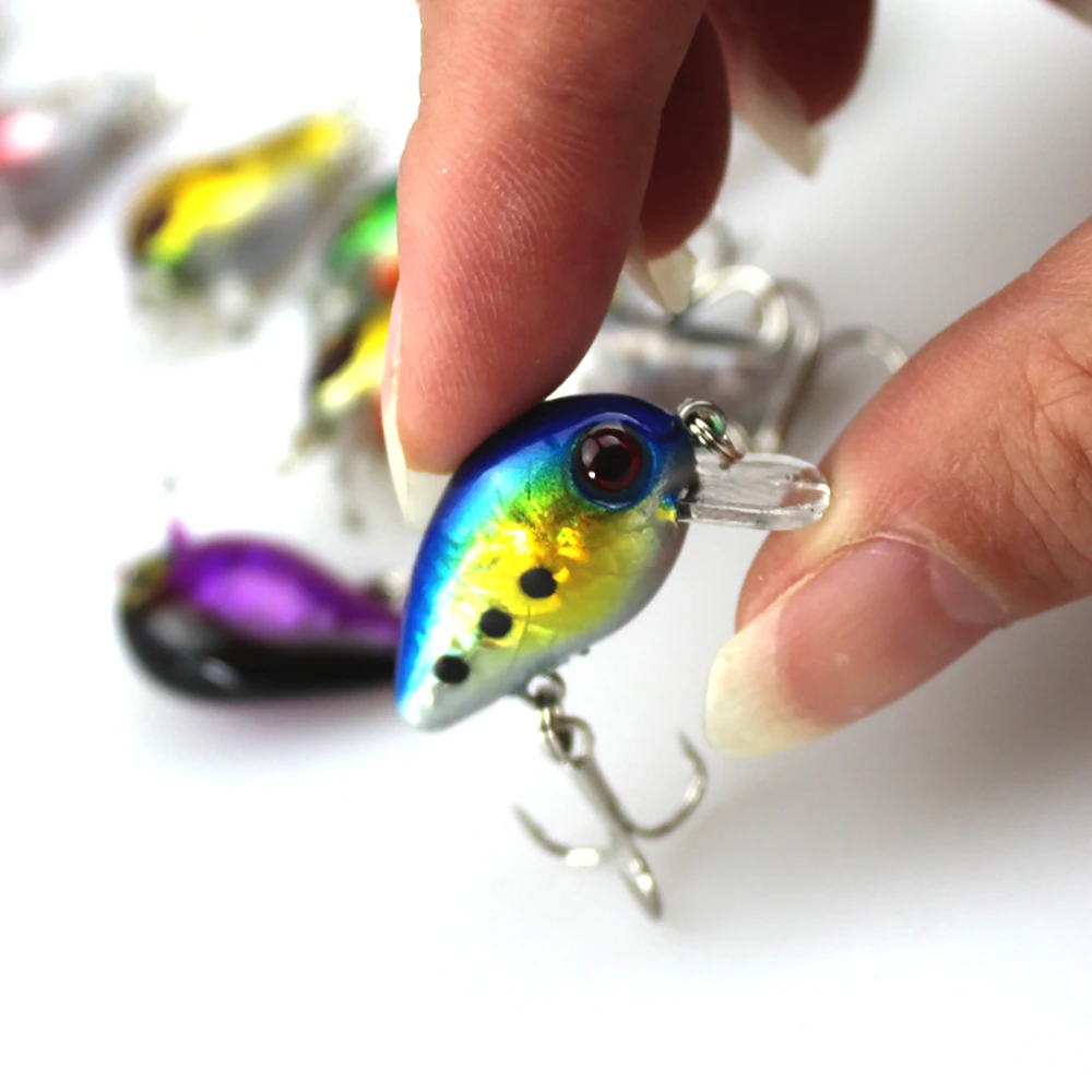 

1.5G 25MM Fishing Lures Minnow mini rock Crank Bait Crankbait Bass Pike Swimbait small hard lure baits wobblers Japan pesca