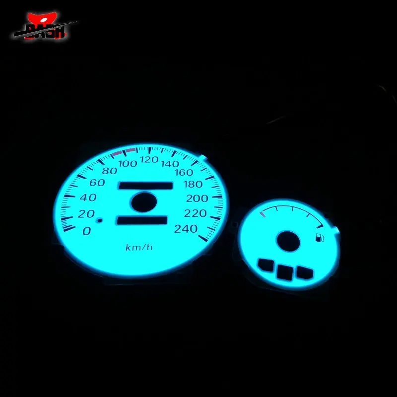 DASH EL Glow Gauge Для Galant V6 1995 обратное свечение белое лицо голубое зеленое