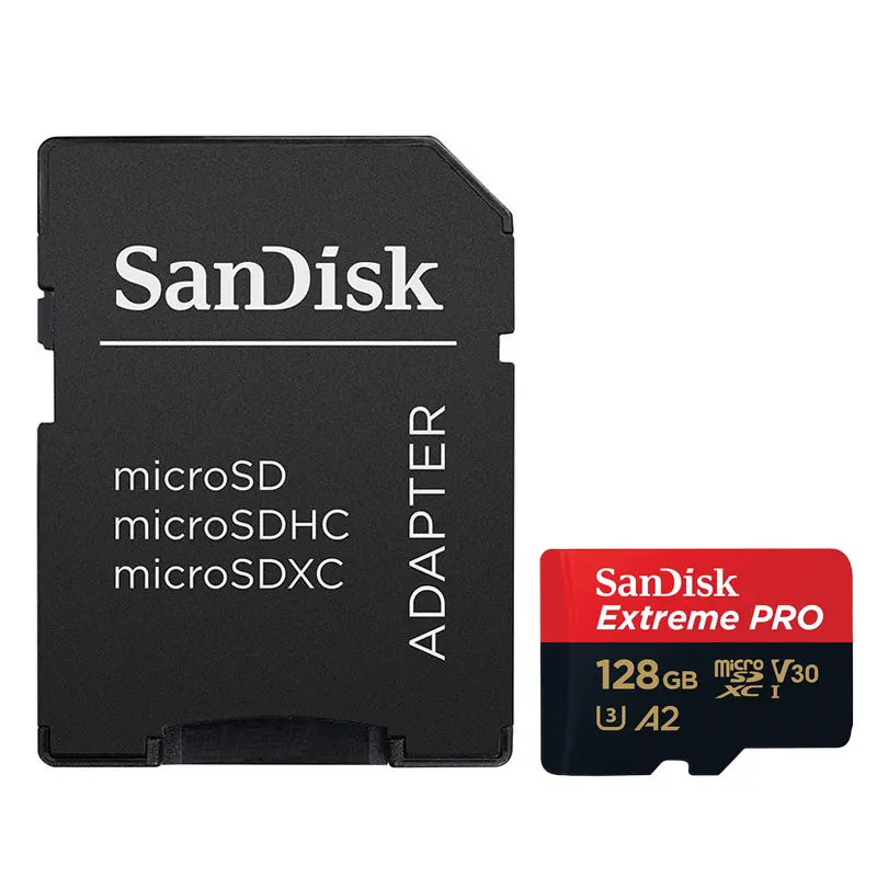 Карта памяти MicroSD SanDisk 16/32/64/128/256 ГБ MicroSDXC EXTREME PRO V30/U3/4K | Компьютеры и офис