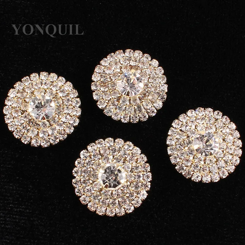 В винтажном стиле С украшением в виде кристаллов круглый 19 мм для изготовления