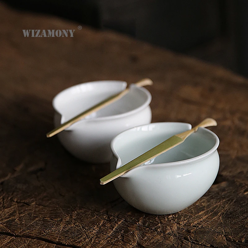 

WIZAMONY Jingdezhen Drinkware Tea Cup teapot tea set tea bowl for green tea Ceramic Fair Mug kung fu teacups Chinese Porcelain