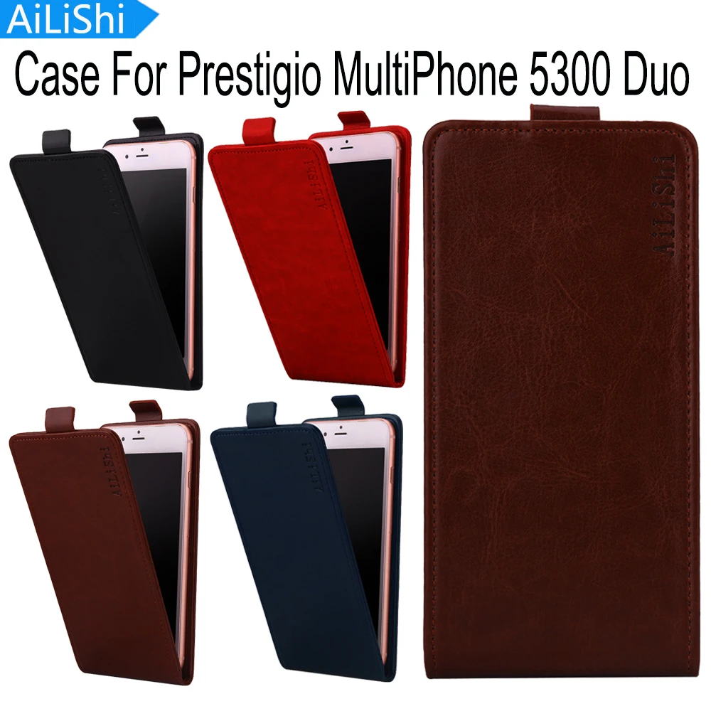 AiLiShi для Prestigio MultiPhone 5300 Duo чехол Высокое качество PU флип модный кожаный Горячая