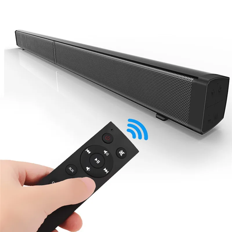 HAAYOT Саундбар Bluetooth динамик аудио 2,1 ТВ Саундбар 31,5 Дюймов 40 Вт Встроенный сабвуфер AUX TF USB Оптический домашний кинотеатр для ТВ