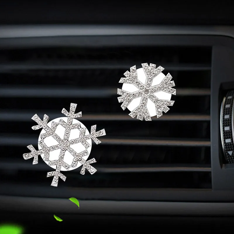 

Snowflake Aroma Car Diffuser car vent perfume clip