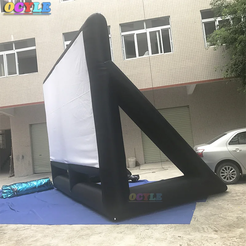 Бесплатная доставка гигантский надувной экран для кино размером 5 4x4 2x2 8 м