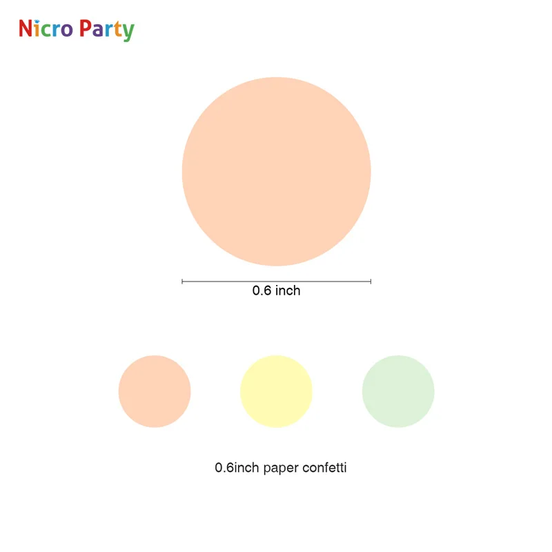 Nicro 30 шт./компл. оранжевый зеленый лето весна Свадьба День рождения ребенка душ