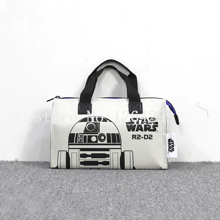 Новая мода Звездные войны R2-D2 для мальчиков и девочек водонепроницаемые нейлоновые сумки для обеда детские сумки для детей
