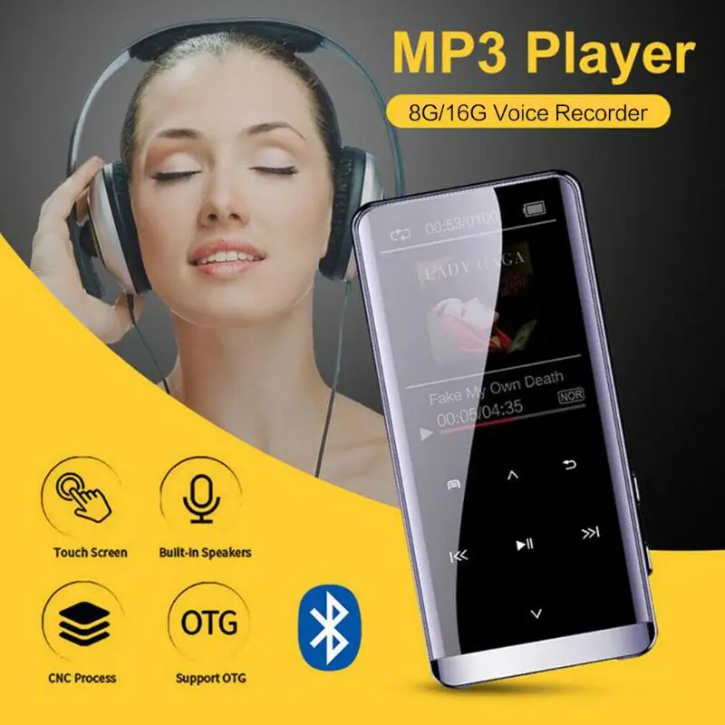 

Mini Portable M13 Bluetooth MP3 Player Walkman Music Player Lossless HIFI Sport Music Speaker MP4 Media Voice Recorder