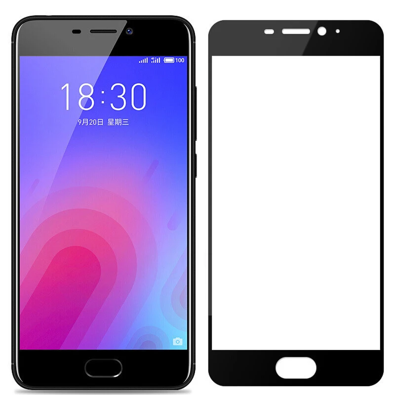 Закаленное 3D стекло для Meizu M6 2 шт. полноэкранная Защитная пленка Meilan M 6 M711H