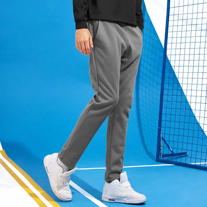 AWK702320 dark gray Пионерский лагерь Новые плотные флисовые тренировочные штаны Мужская брендовая одежда прямые теплые флисовые штаны мужские качественные хлопковые AWK702320 - Цвет: AWK702320 dark gray