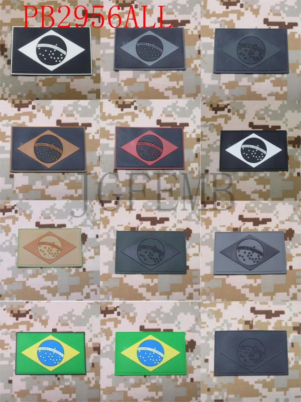 3D ПВХ патч с национальным флагом Бразилии|3d pvc patch|patches patchesnational flag patches |