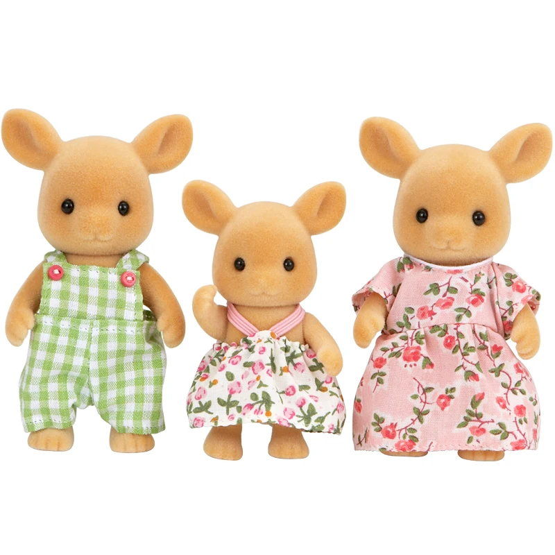Sylvanian Family Deer набор из 3 предметов кукольный домик игрушки с животными фигурки для