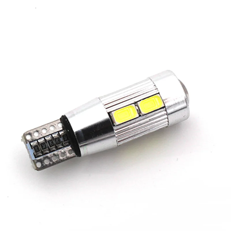 10 шт. T10 SMD 5630 Светодиодный светильник для объектива проектора W5W 501 10SMD