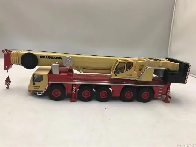 Золотой Редкий сплав модель 1: 87 либхер LTM1250-5.1 внедорожный кран Инженерная техника литья под давлением игрушечная модель для подарка, коллекции, украшения - Цвет: Золотой