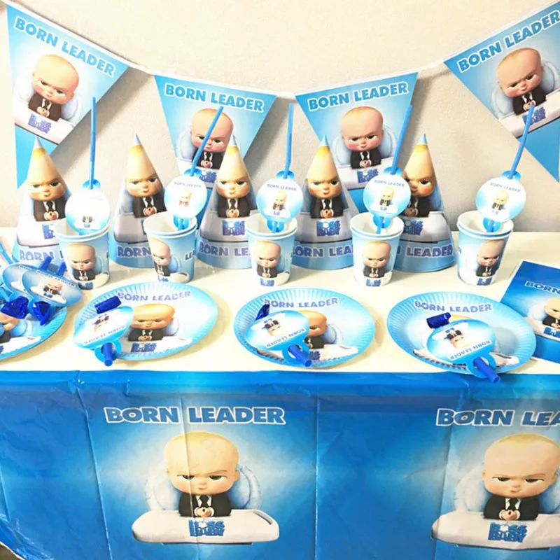 10 шт./лот мультяшный ребенок босс Рамадан свадебное украшение тарелка чашка для