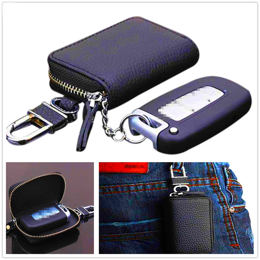 Автомобильный кожаный мужской брелок для ключей чехол сумка кошелек Fiat Punto Palio Uno