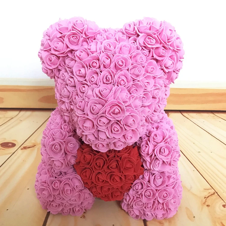Подарок на день Святого Валентина 2020 22 PE Forever love Rose Bear для свадебного подарка
