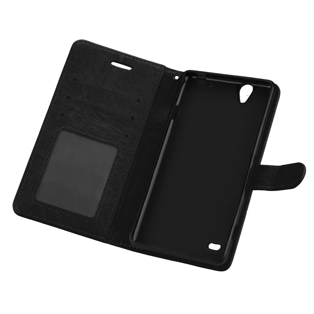 

Wallet Case for Sony Xperia C4 E5303 E5306 E5353 Flip Cover Stand Holder Card PU Leather Magnetic Shells for Sony Xperia C4 Case
